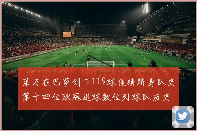 莱万在巴萨创下119球佳绩跻身队史第十四位欧冠进球数位列球队历史第四